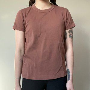 Uniqlo U Crew Neck Short-Sleeve T-shirt in Brown Sz Small